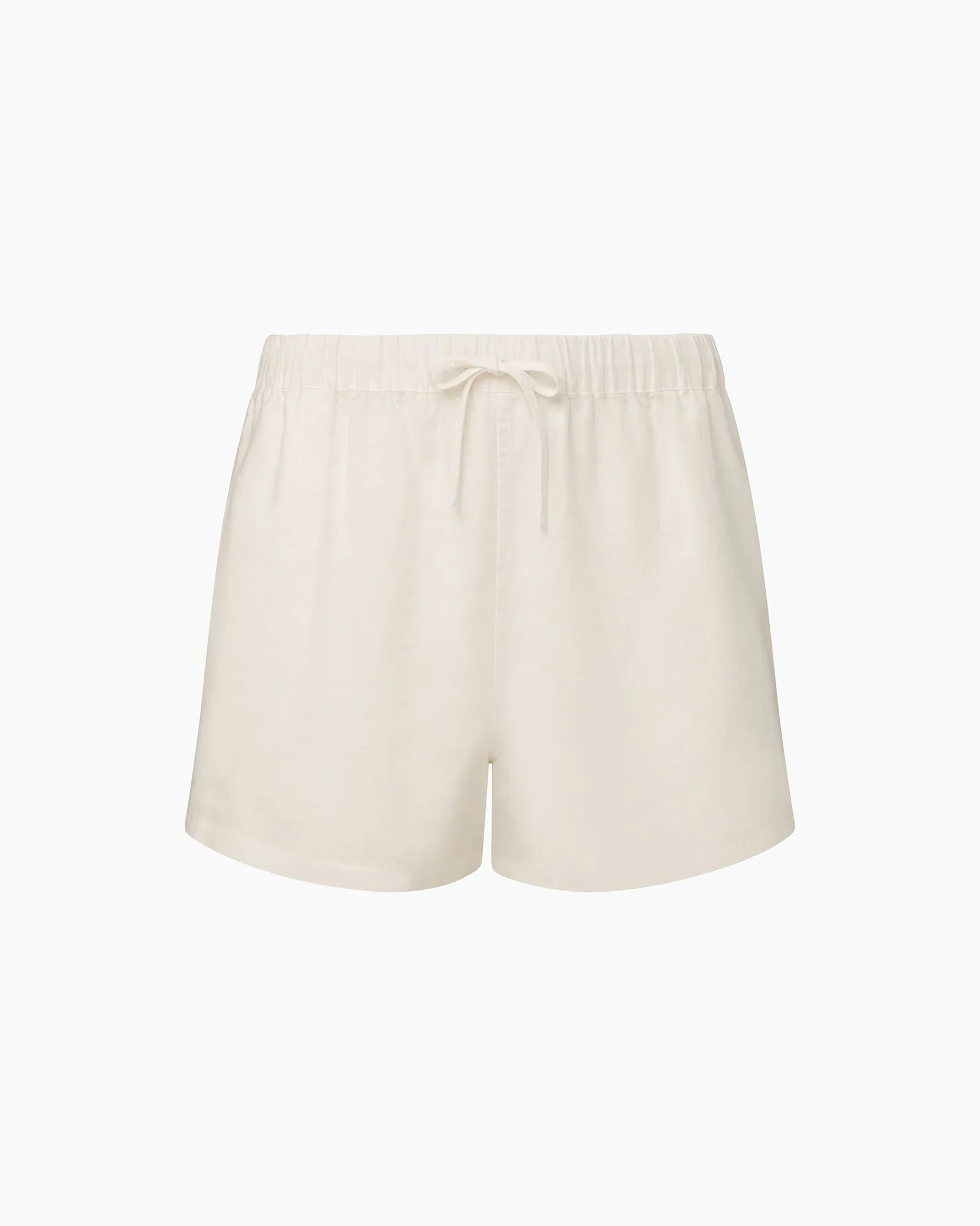 Air Linen Elastic Drawstring Short