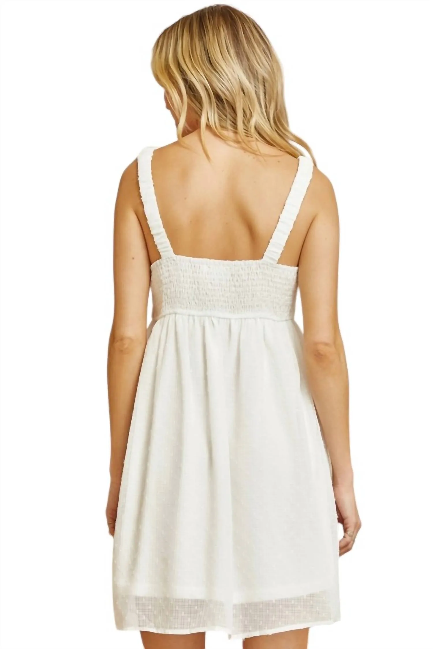 Andree By Unit - PLUS SIZE TEXTURED MINI DRESS