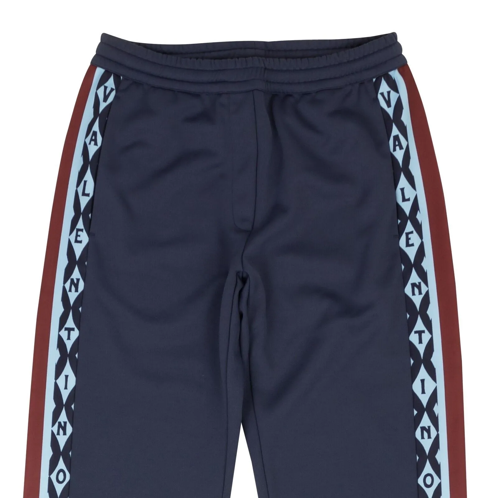 Blue Technical Foulard Archive Cotton Pants