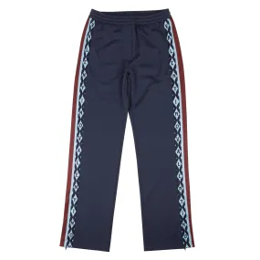 Blue Technical Foulard Archive Cotton Pants