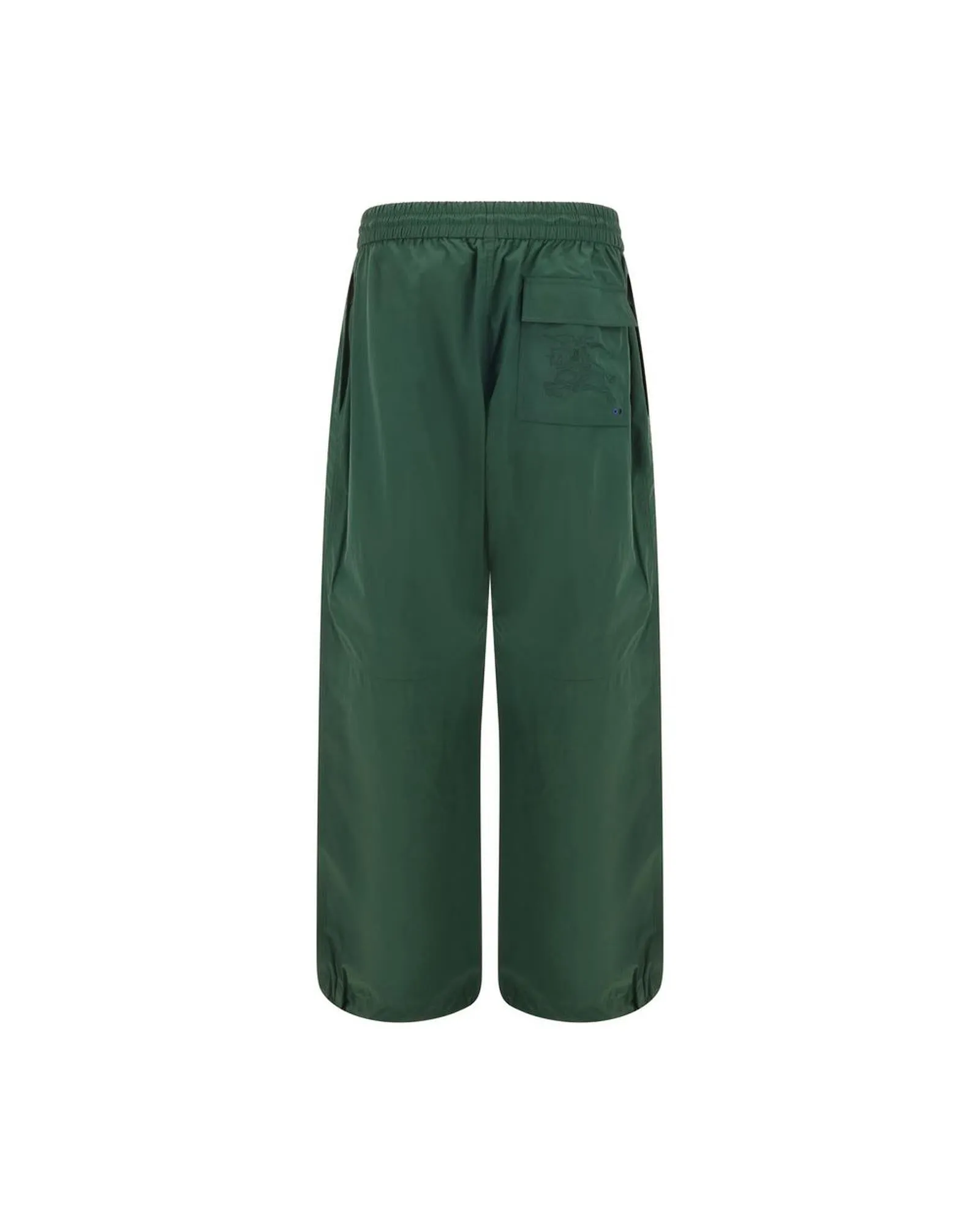 Burberry Elastic Waist Drawstring Pants with Zippered Pockets and Logo Detail