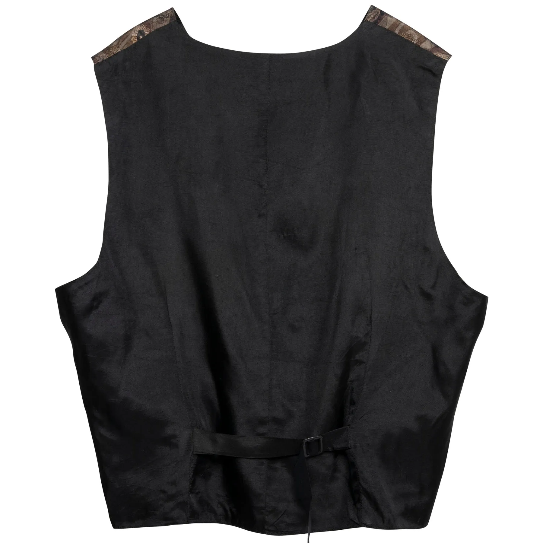 Damask Weave Viscose Blend Paisley Vest