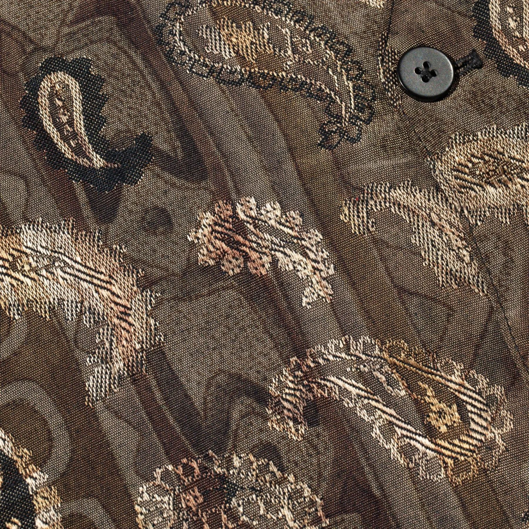 Damask Weave Viscose Blend Paisley Vest
