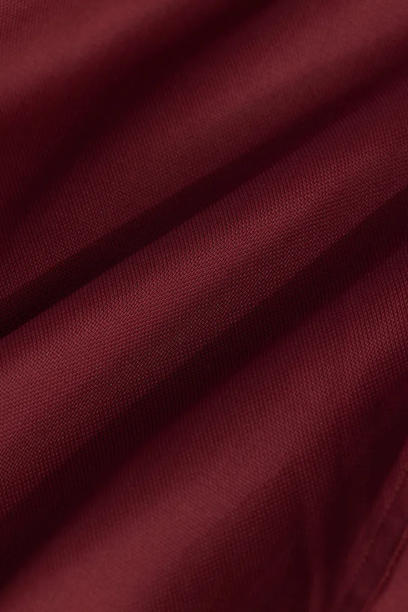 Easy Iron Red Slim Fit Shirt
