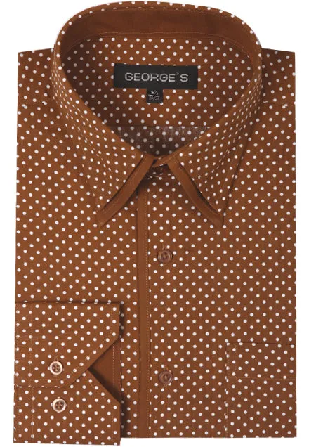 Fortino Landi AH617-BR Mens Shirt
