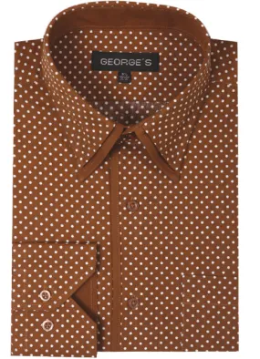 Fortino Landi AH617-BR Mens Shirt