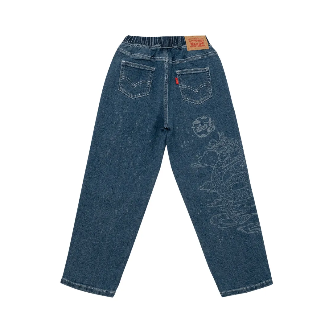 Levi's CNY Woven Denim Princess Blue (Little Kids)