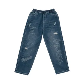 Levi's CNY Woven Denim Princess Blue (Little Kids)