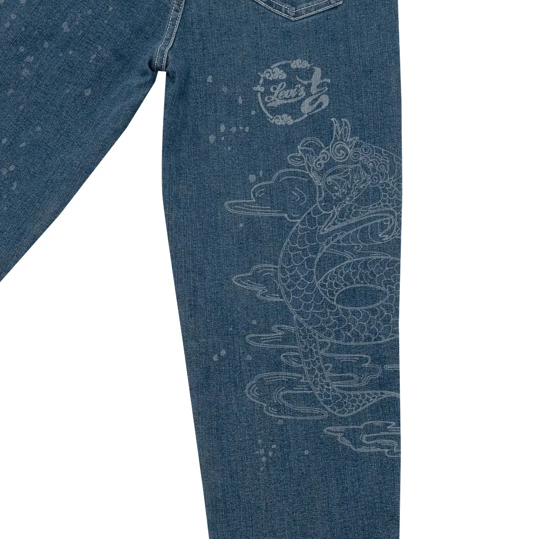 Levi's CNY Woven Denim Princess Blue (Little Kids)