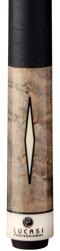 Lucasi Professional Series Gray Wash Birdseye Maple 10 Thread Play Cue -