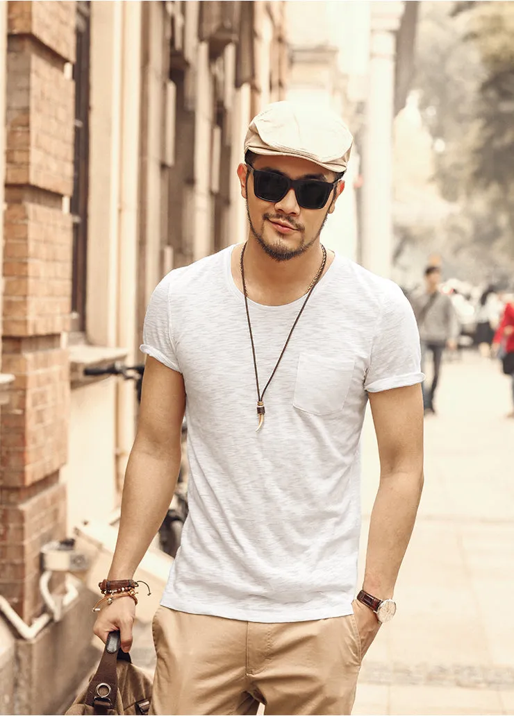Men's Summer Soft Cotton T-Shirt