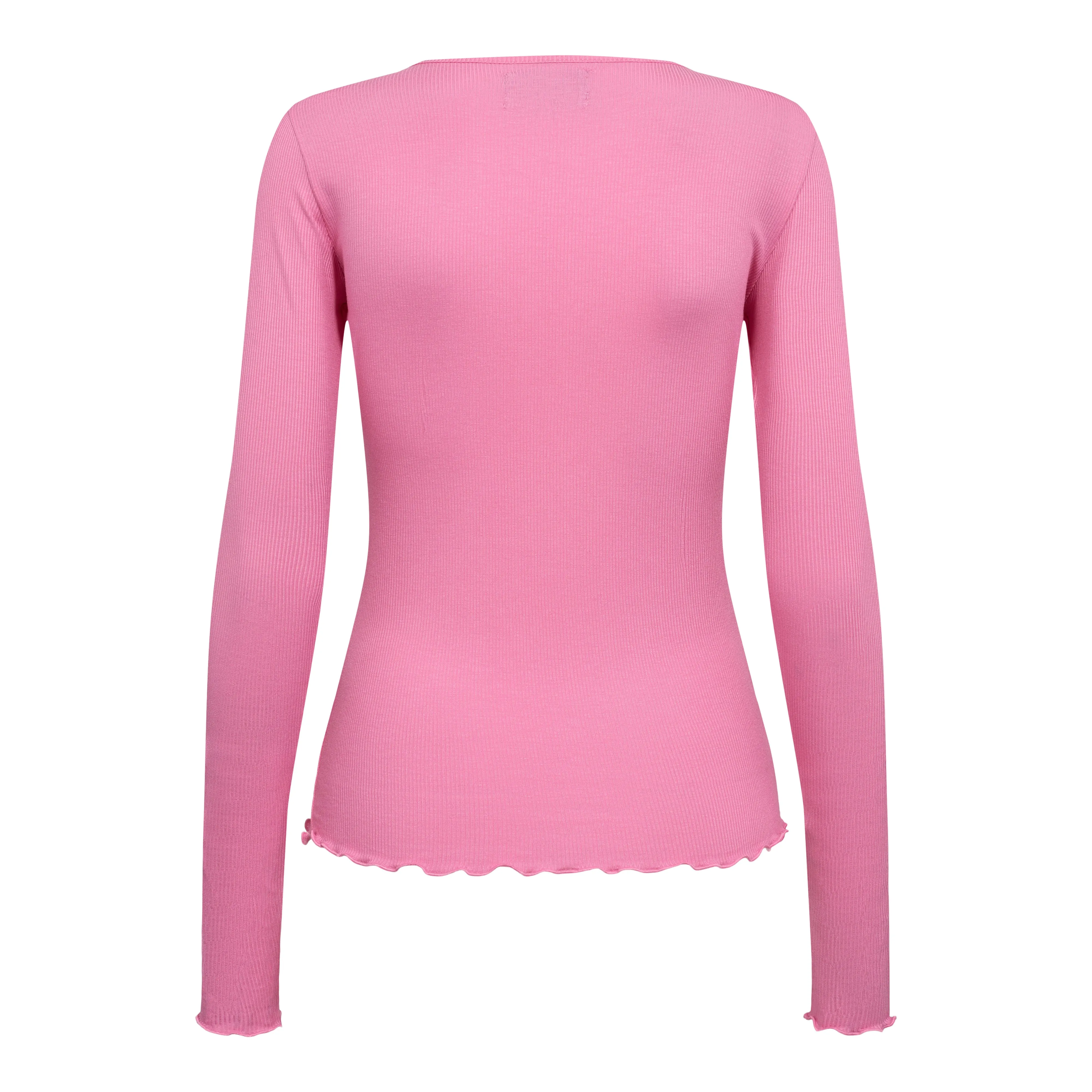NATALIA LS ROUND NECK  BLOUSE - PINK