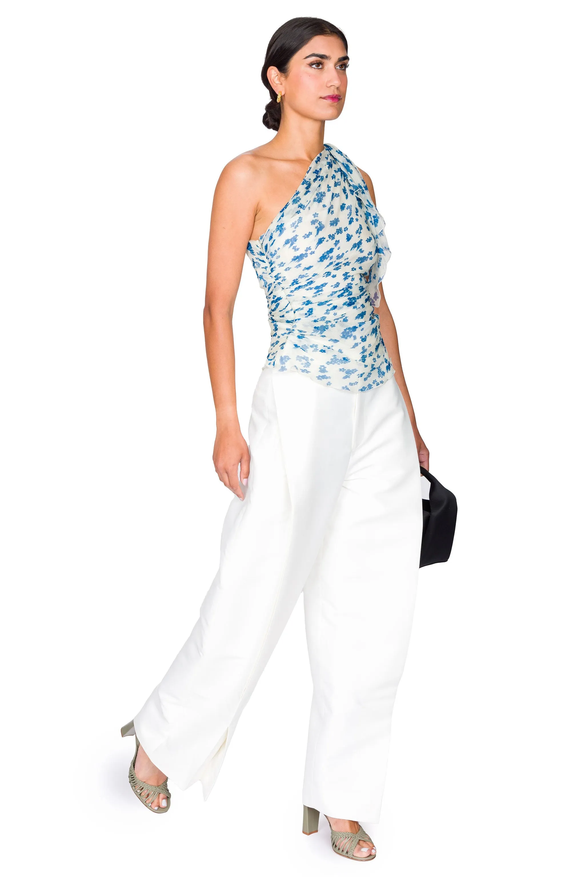 One Shoulder Draped Top