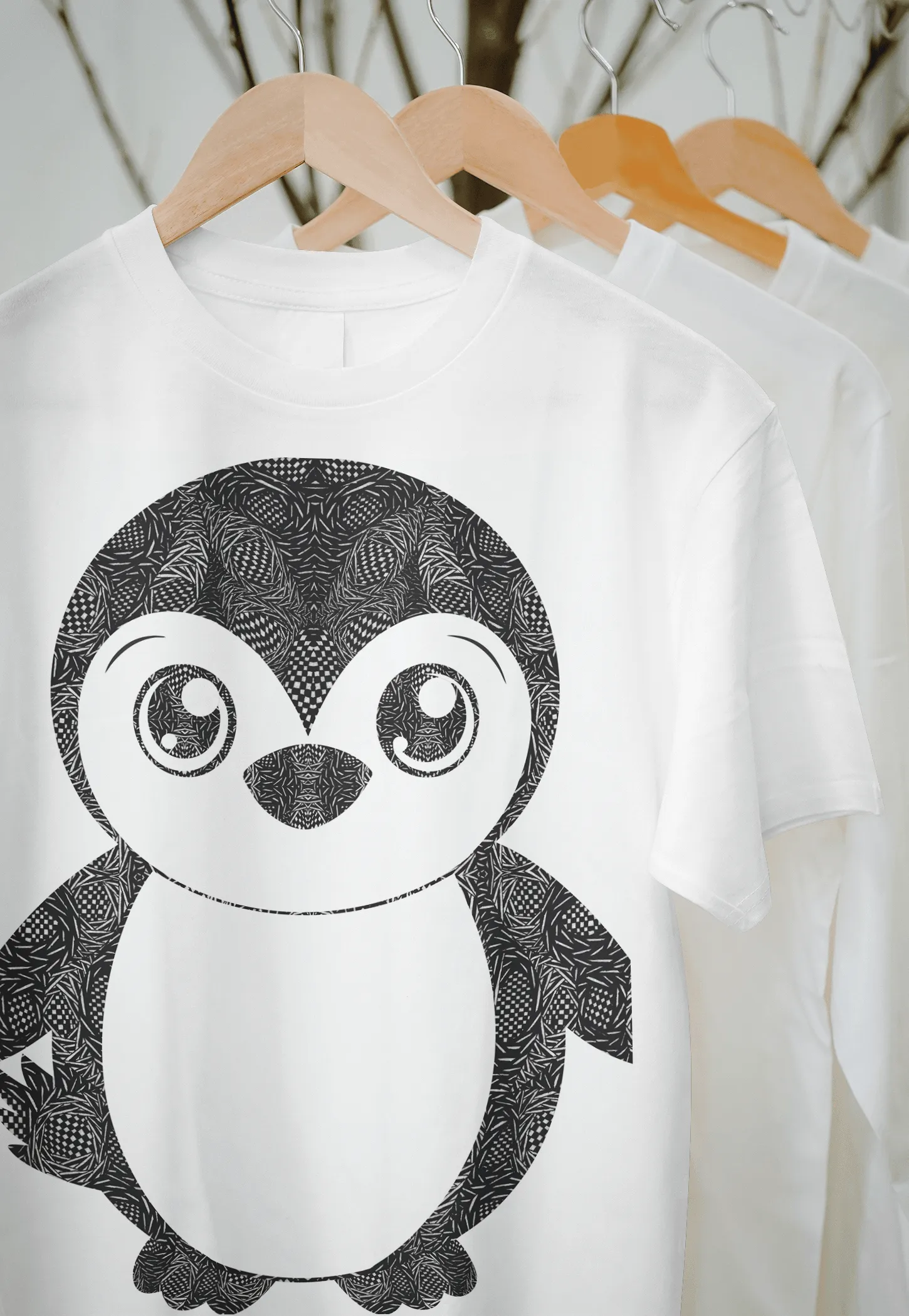Penguinator Unisex T-Shirt - 100% Cotton Crewneck Half Sleeve