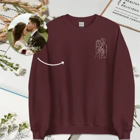 Personalized Embroidered Sweatshirt and Hoodie Gifts for Couples