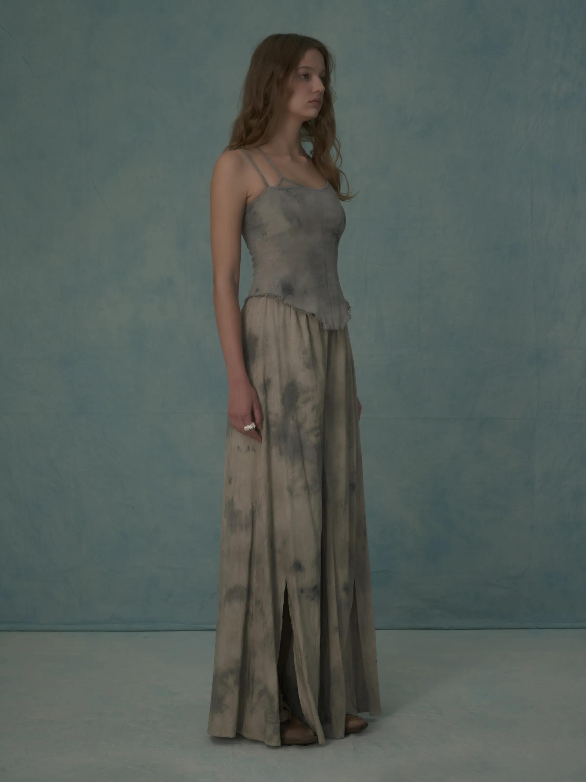 Plant Dyed Lace Stretch Camisole