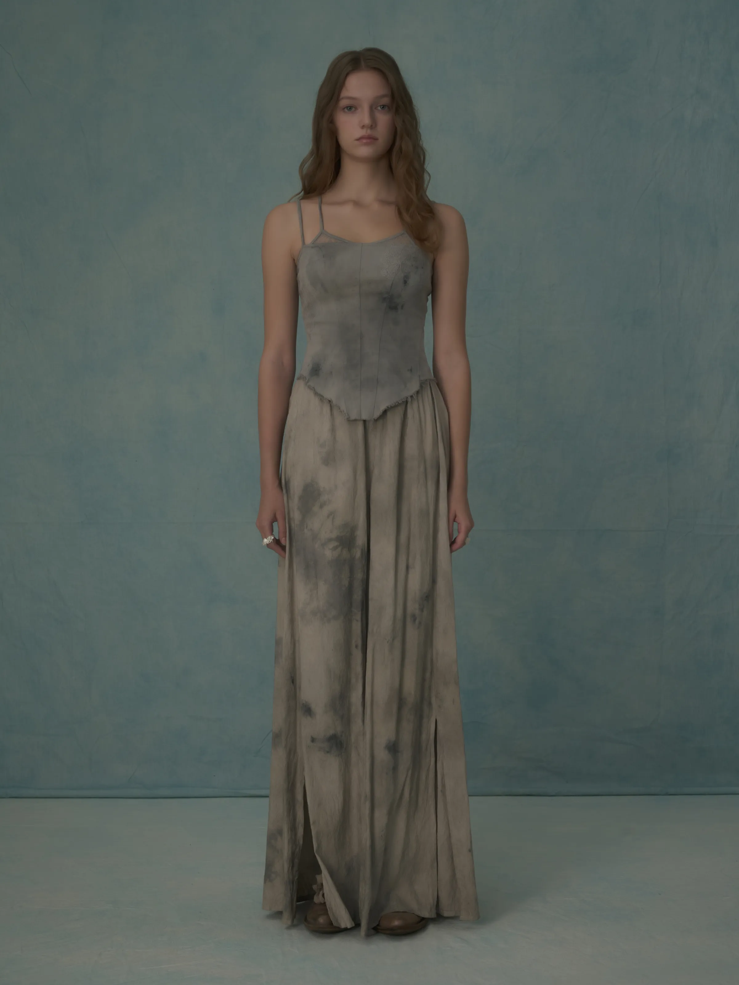 Plant Dyed Lace Stretch Camisole