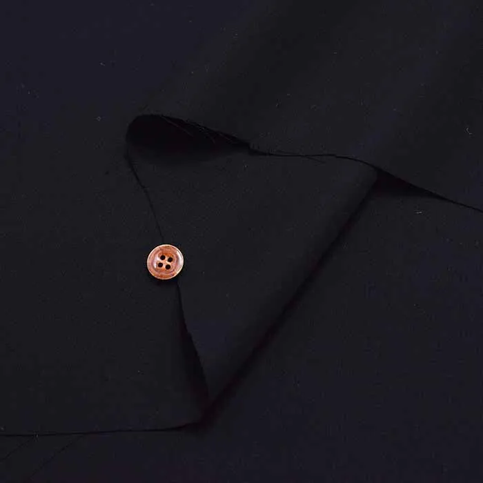Polyester formal black fabric Super Black