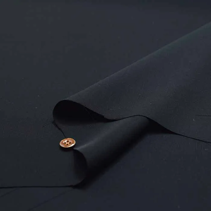Polyester formal black fabric Super Black