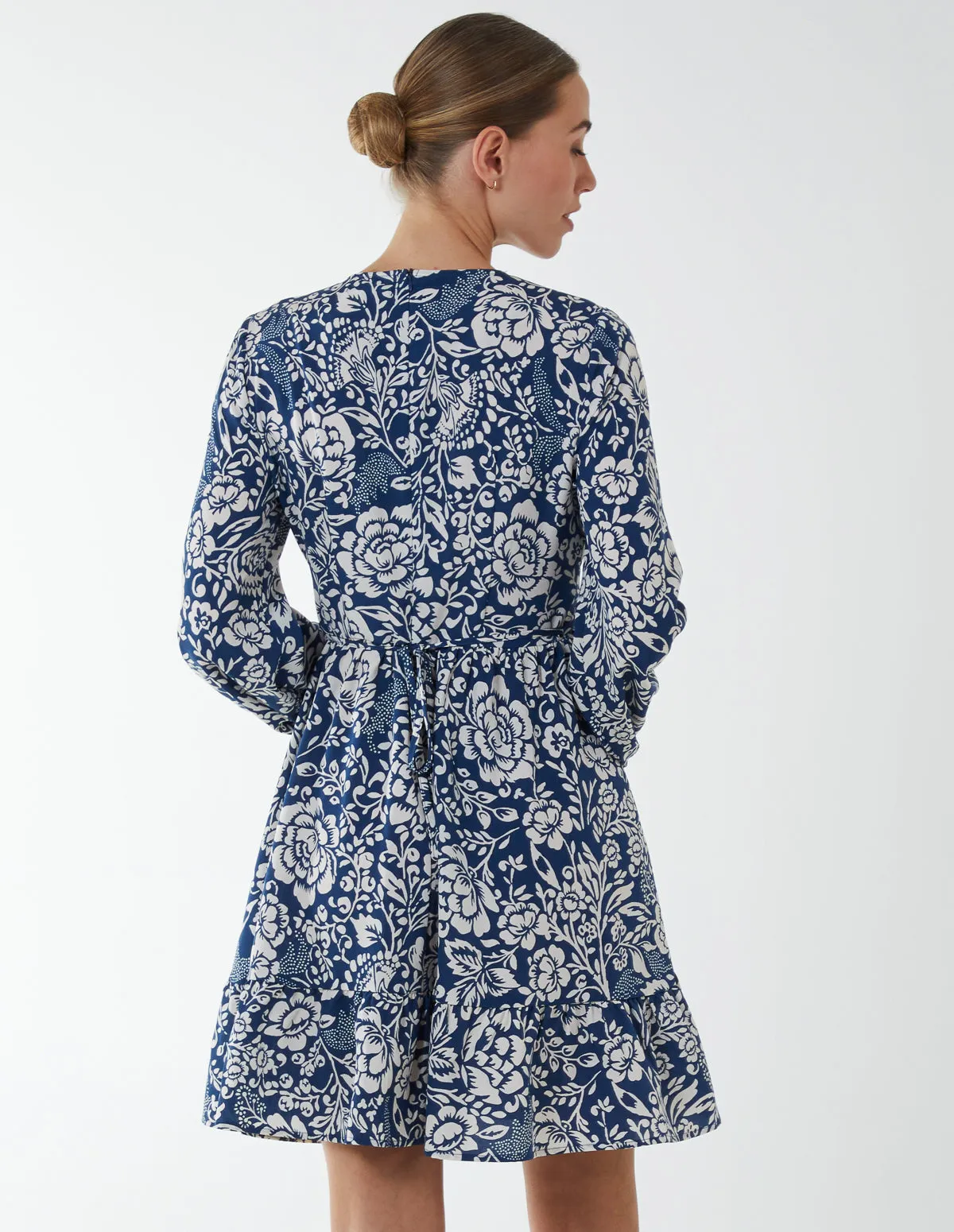 Ring Front Dress With Long Sleeve