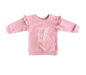 Ruffle Sweatshirt - Xoxo, Girls