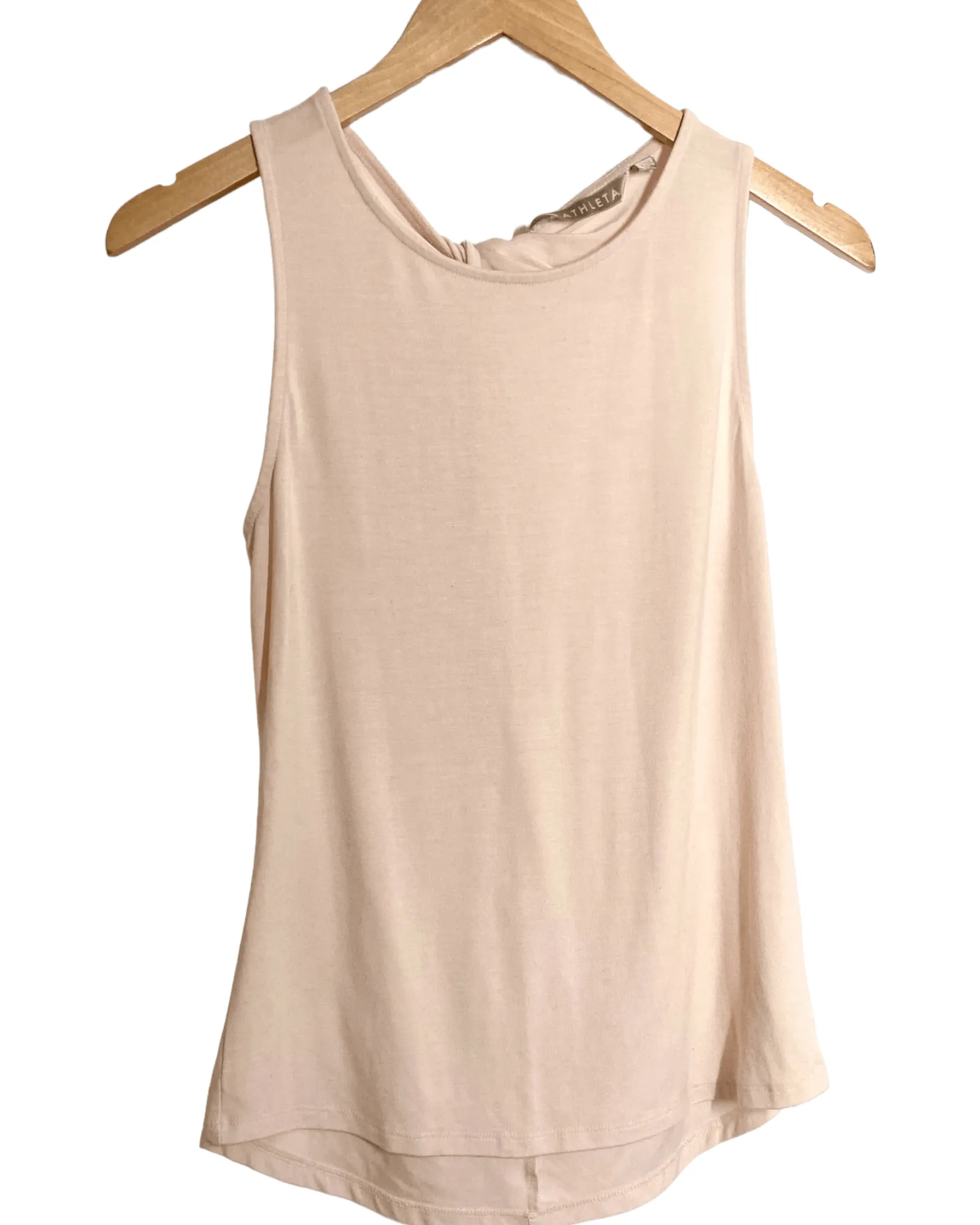 Soft Summer Ballerina Pink Twist Back Tank
