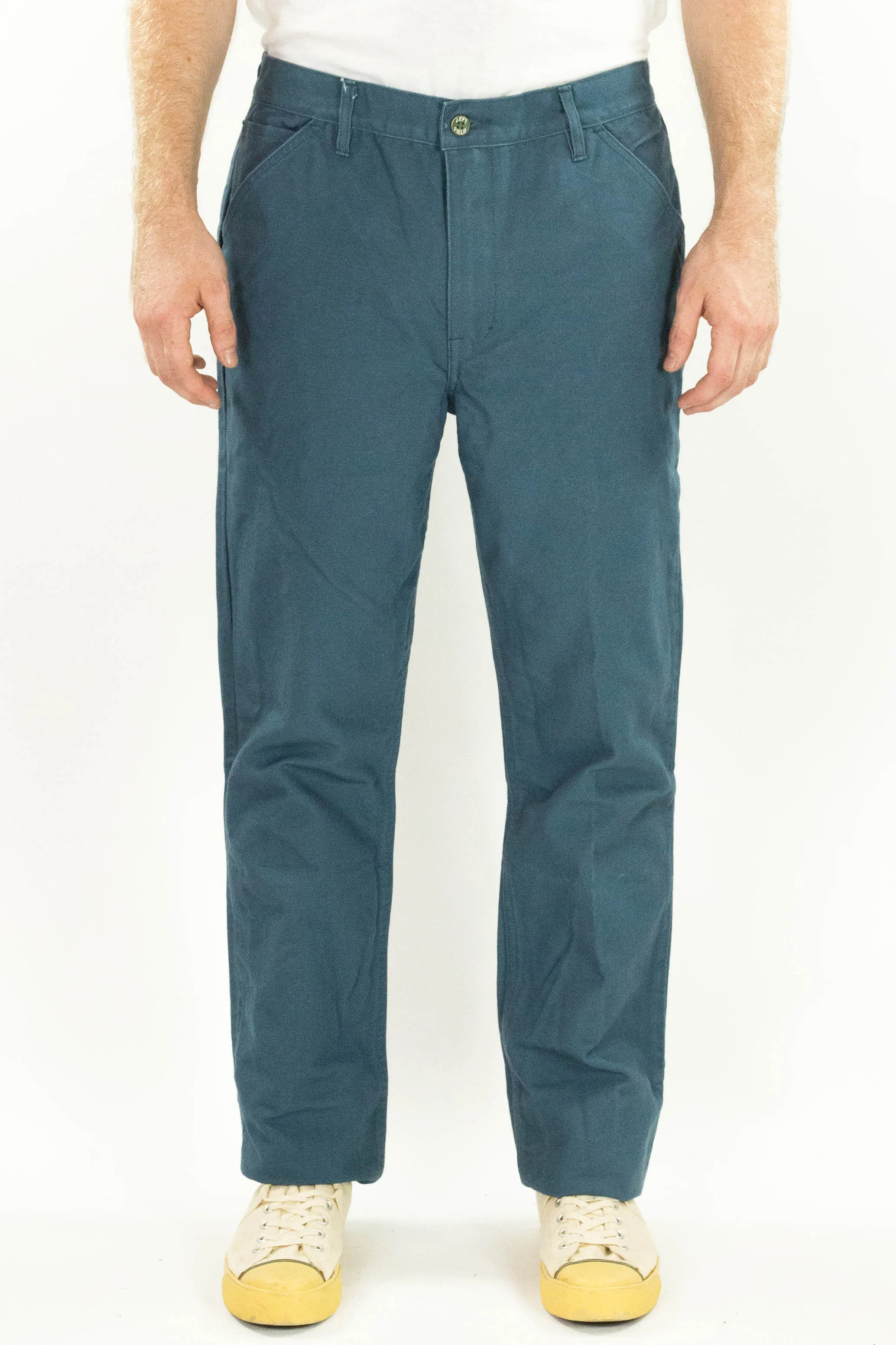 Steel Blue Work Uniform Mt. Vernon Mills Duck Chino