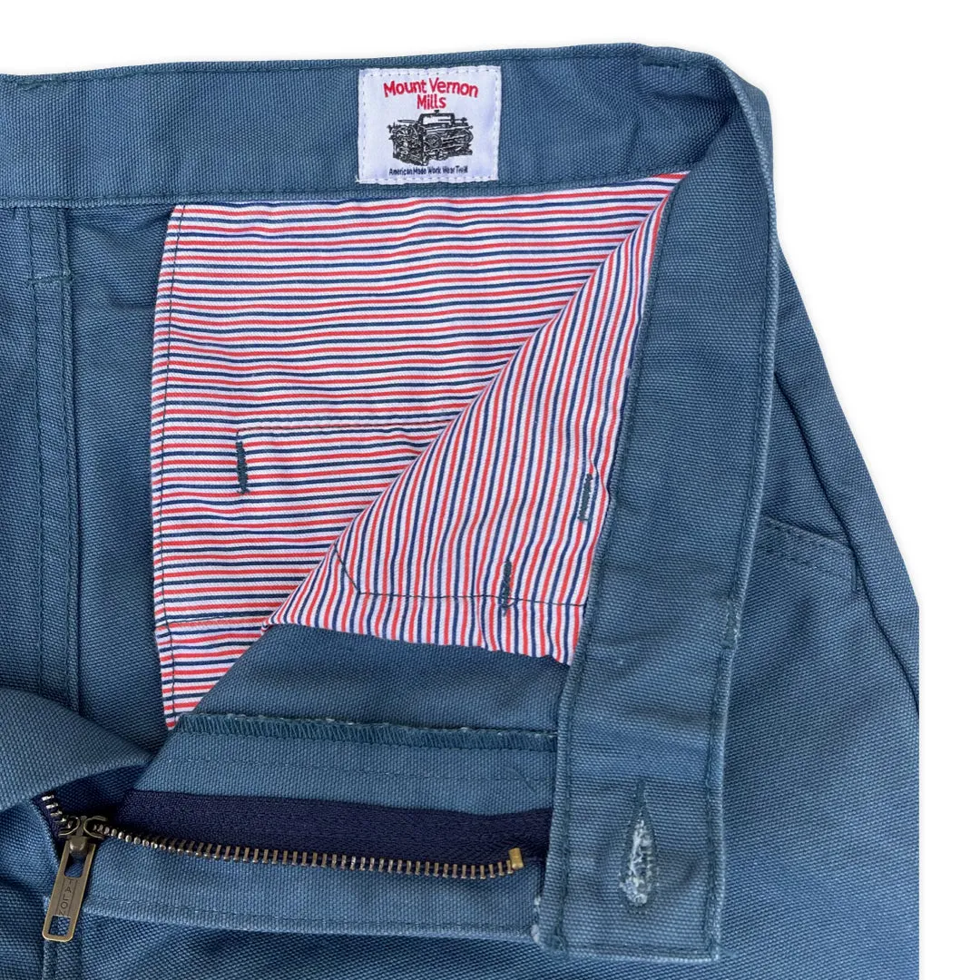 Steel Blue Work Uniform Mt. Vernon Mills Duck Chino