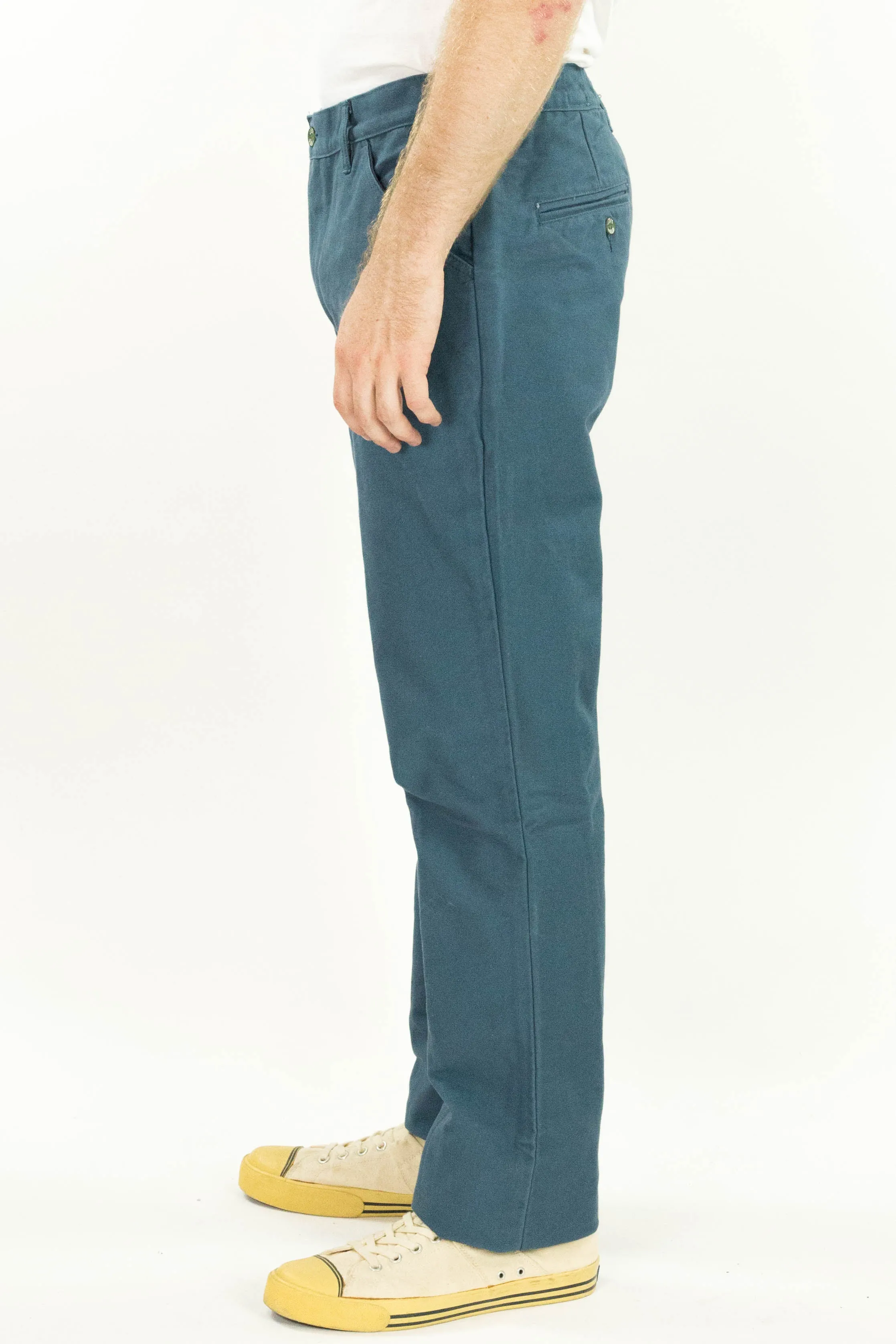 Steel Blue Work Uniform Mt. Vernon Mills Duck Chino