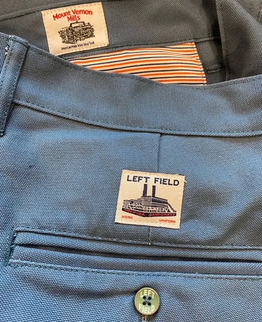Steel Blue Work Uniform Mt. Vernon Mills Duck Chino
