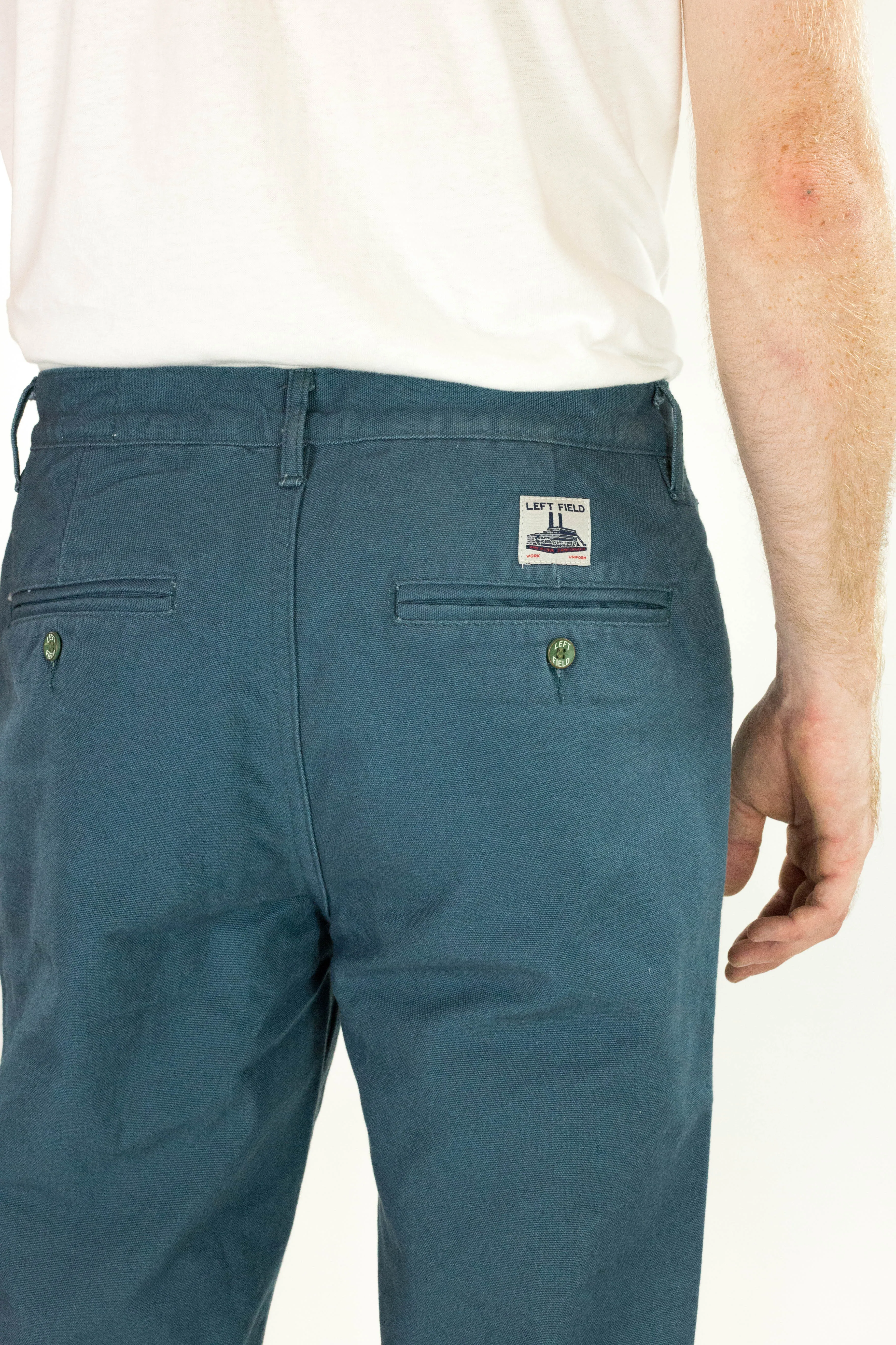 Steel Blue Work Uniform Mt. Vernon Mills Duck Chino