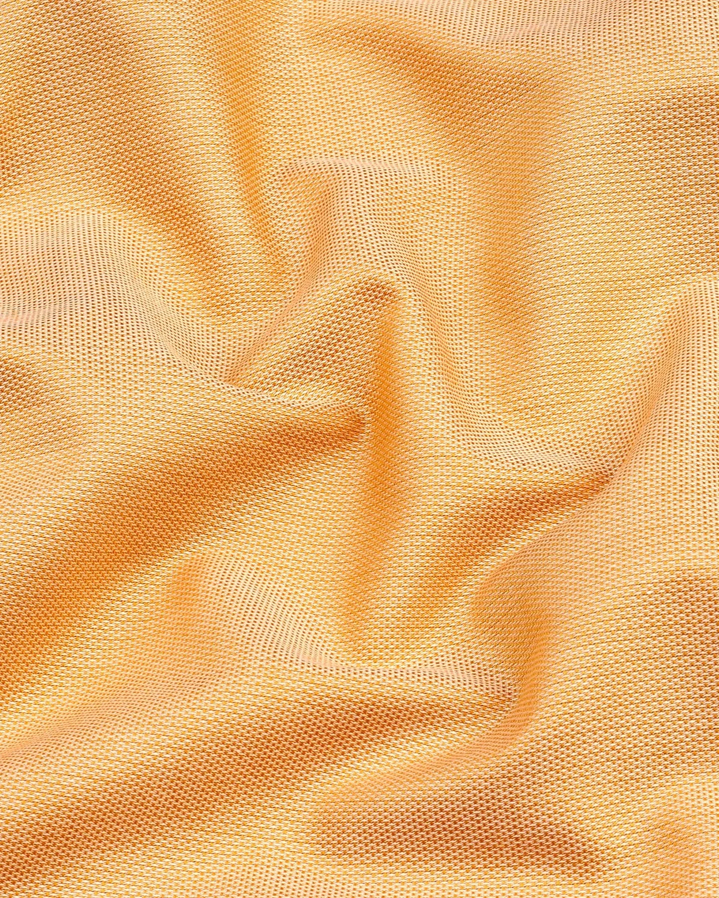 Sweetmelon Orange Dobby Textured Cotton Shirt