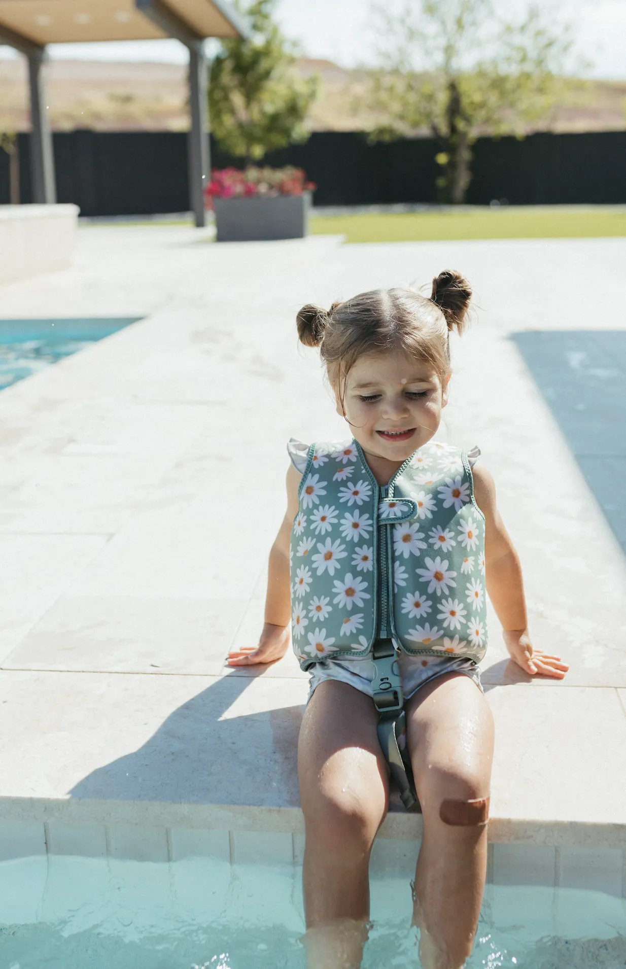 Swim Vests: Small (1-3Y) / Line Rose