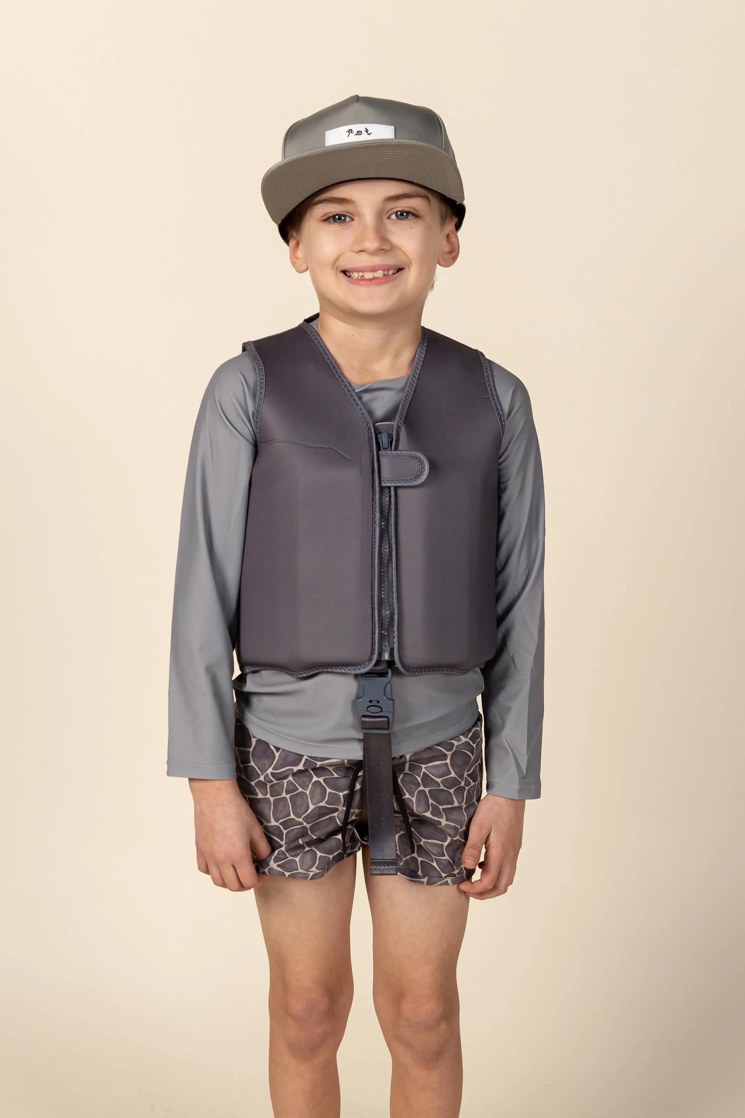 Swim Vests: Small (1-3Y) / Line Rose