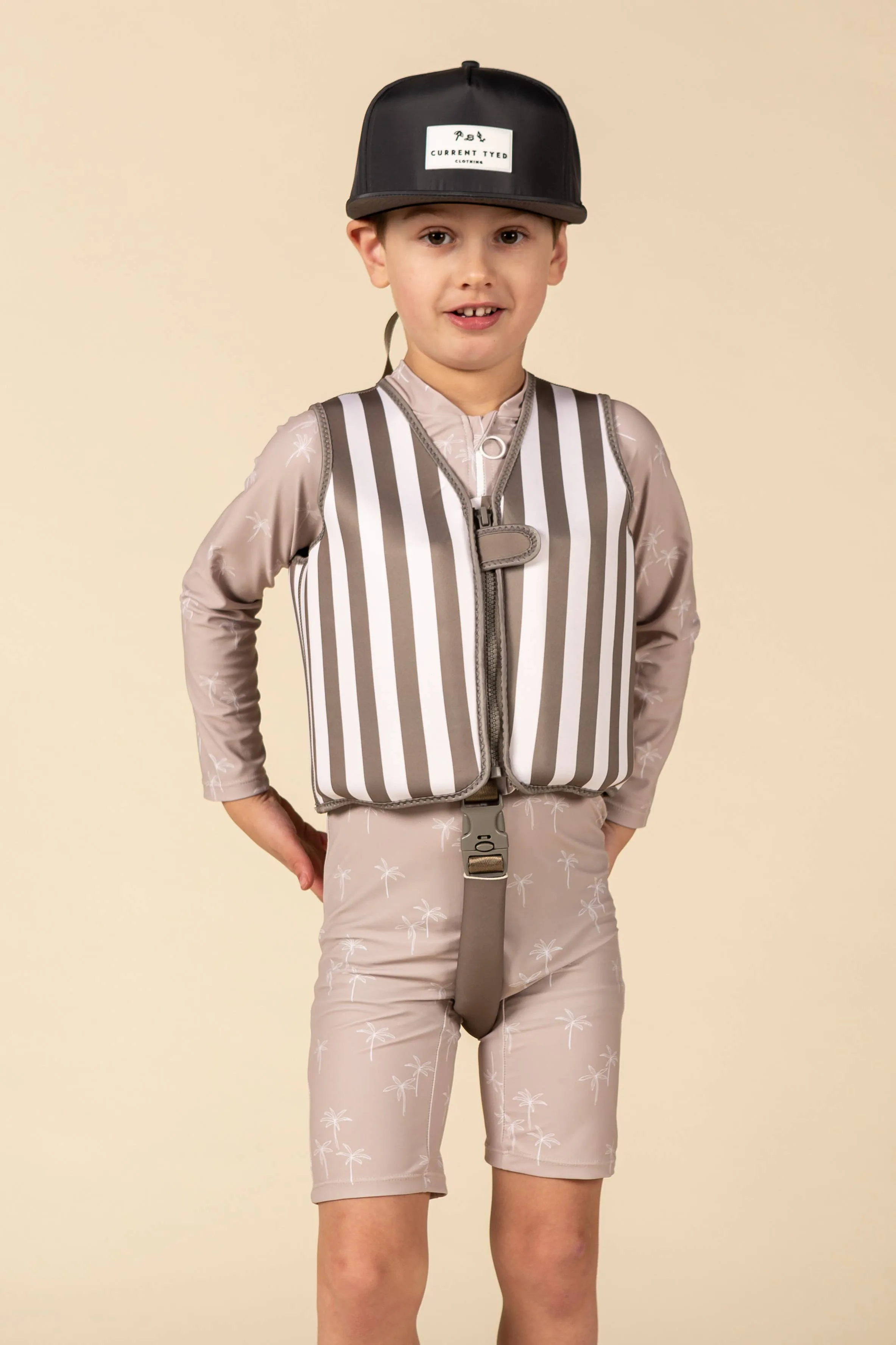 Swim Vests: Small (1-3Y) / Line Rose