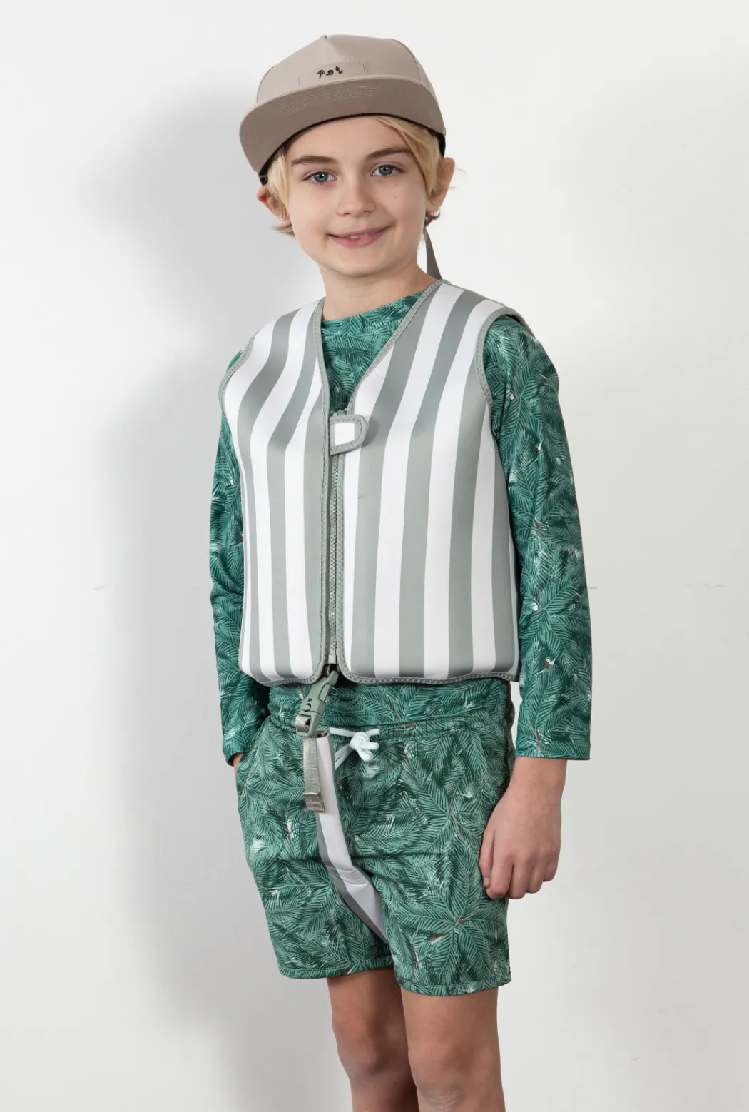 Swim Vests: Small (1-3Y) / Line Rose
