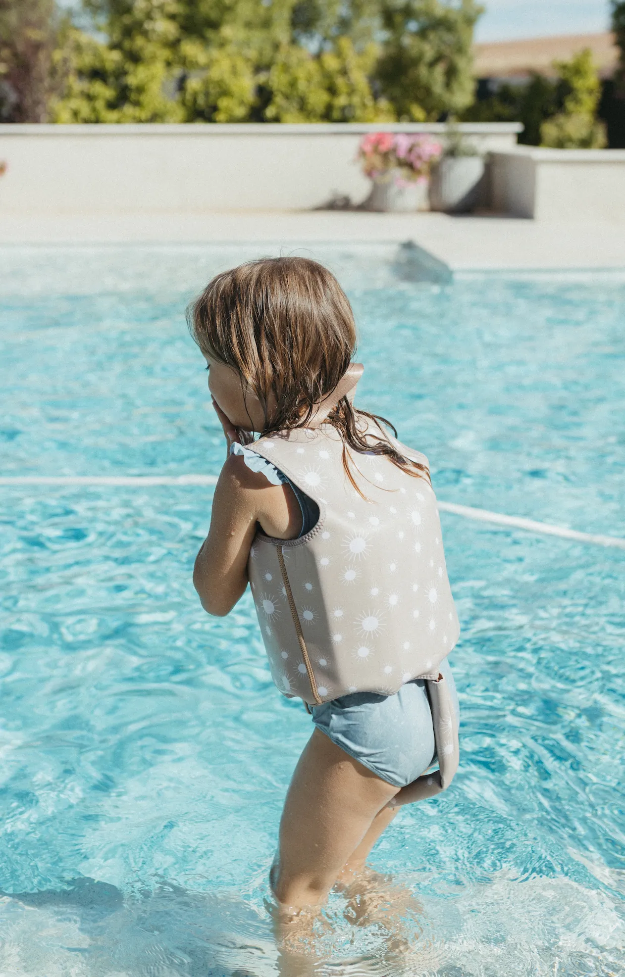 Swim Vests: Small (1-3Y) / Line Rose