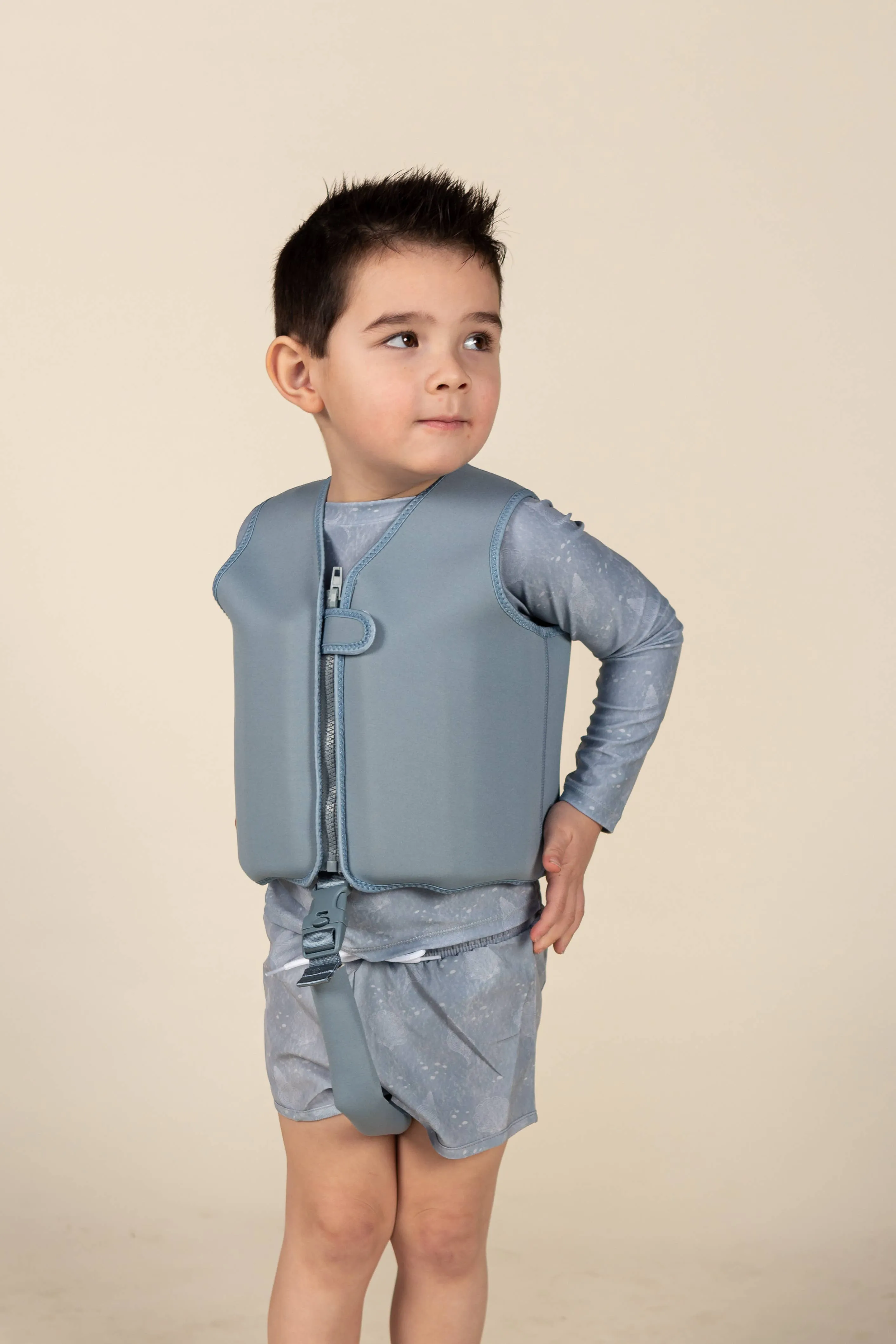 Swim Vests: Small (1-3Y) / Line Rose