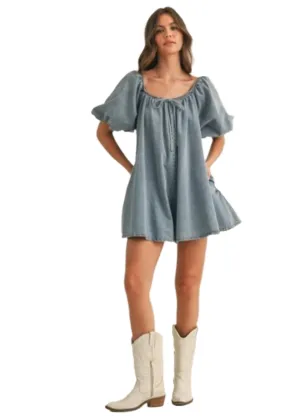 Toni Denim Romper