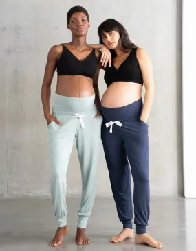 Twin Pack Maternity Lounge Pants – Navy   Sage