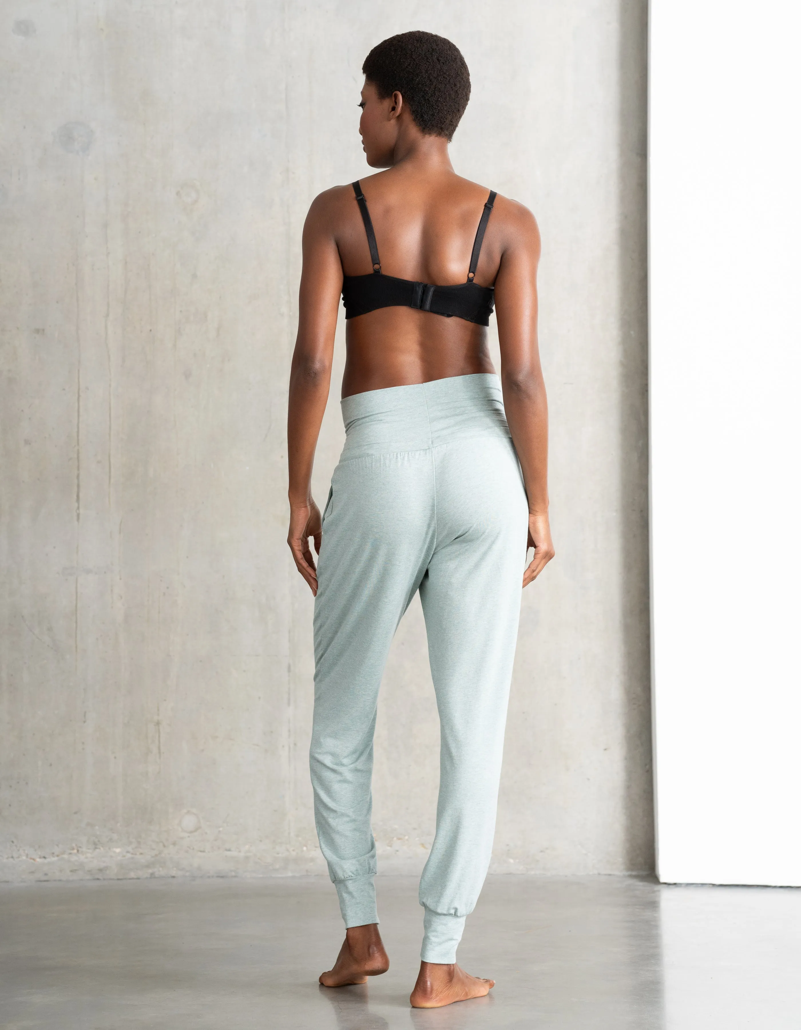 Twin Pack Maternity Lounge Pants – Navy   Sage