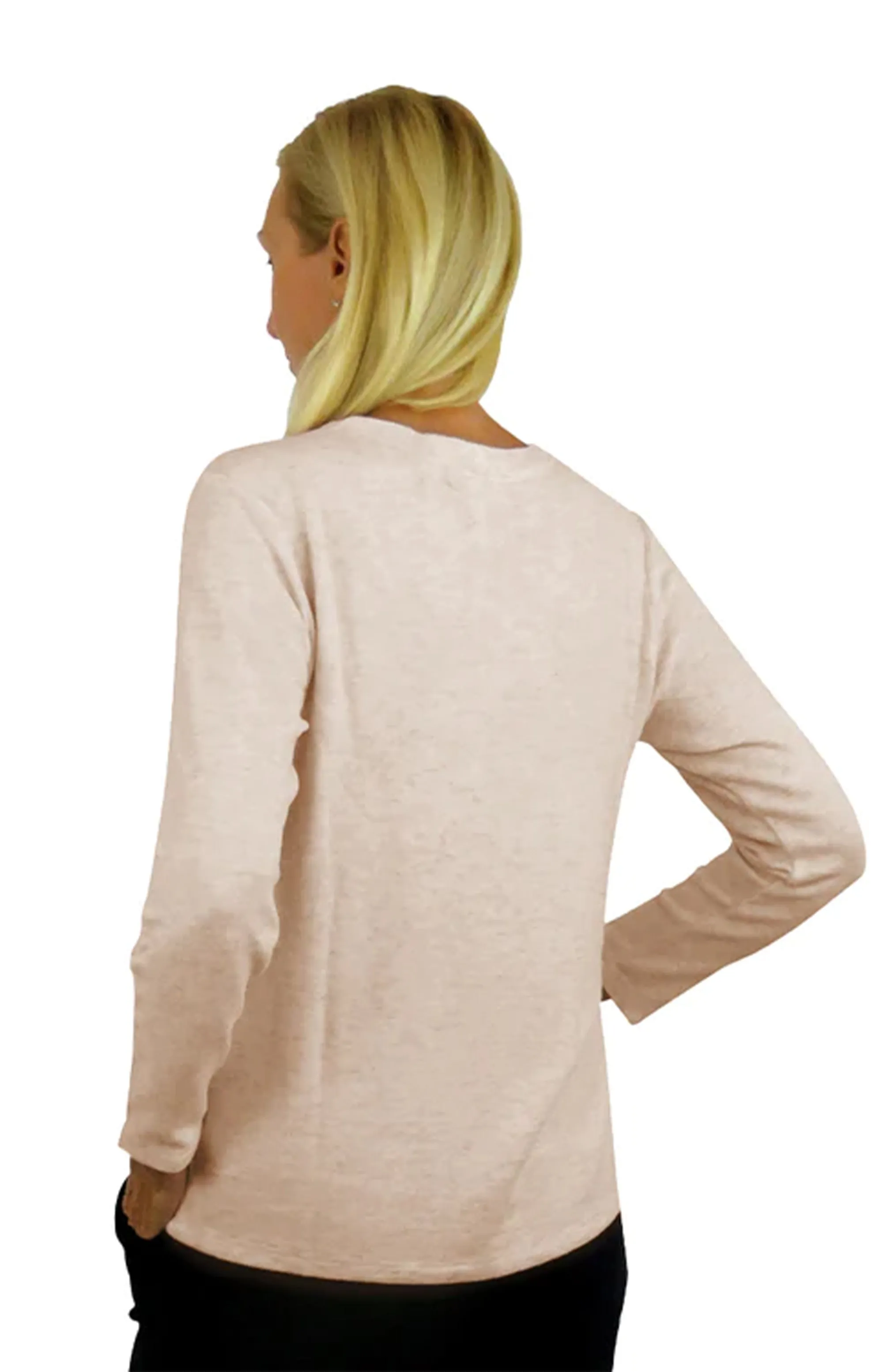 V-Neck Comfort Collection Long Sleeve Top