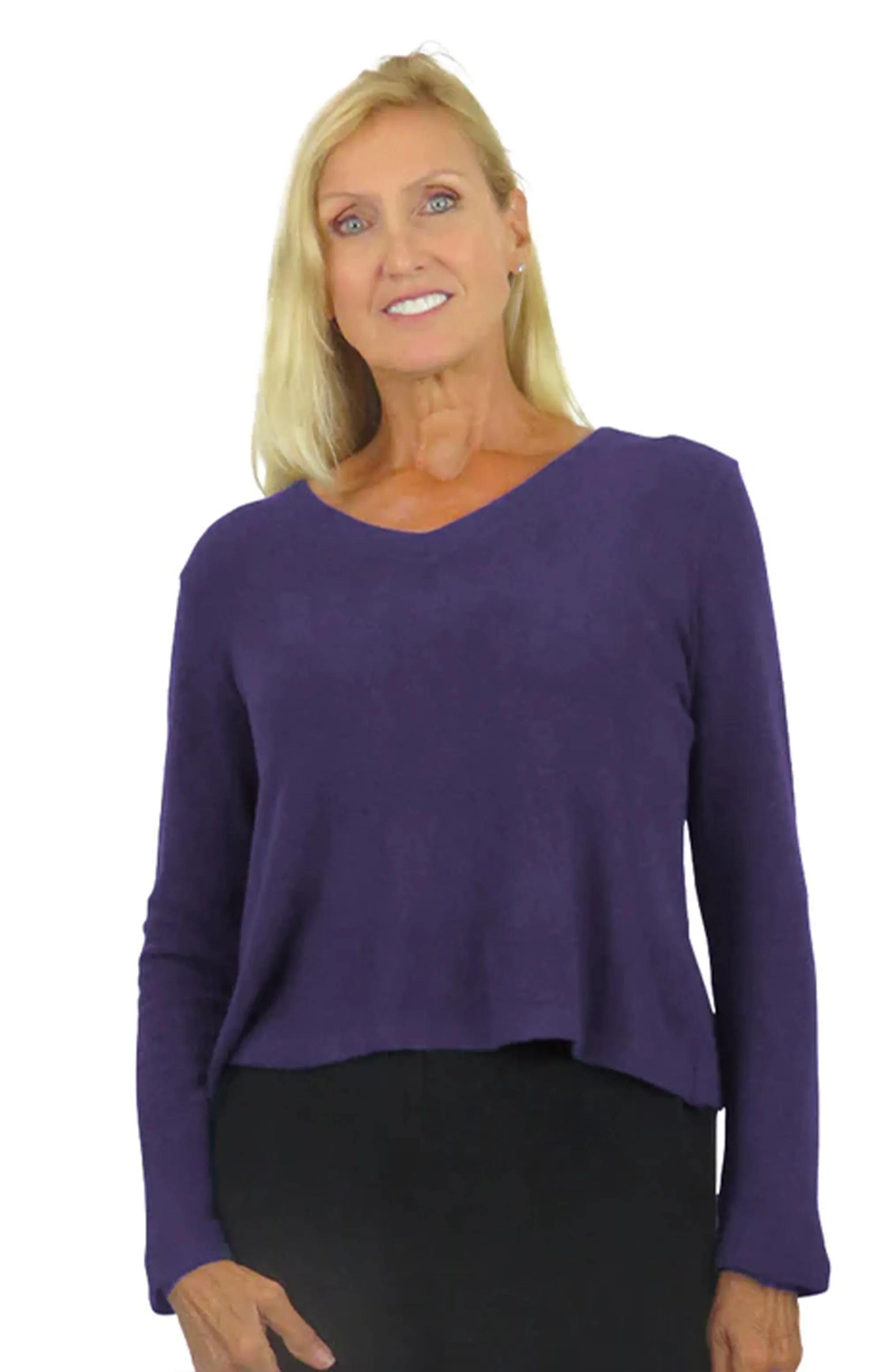 V-Neck Comfort Collection Long Sleeve Top