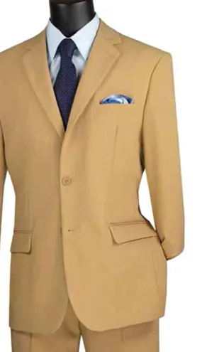 Vinci  2PP-KHK Mens Suit