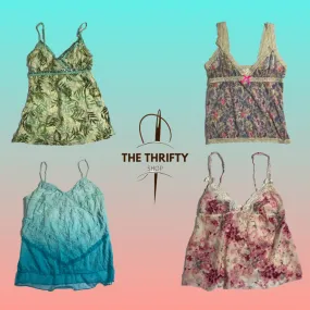 Y2K Soft Girl Cami Tops  (002)